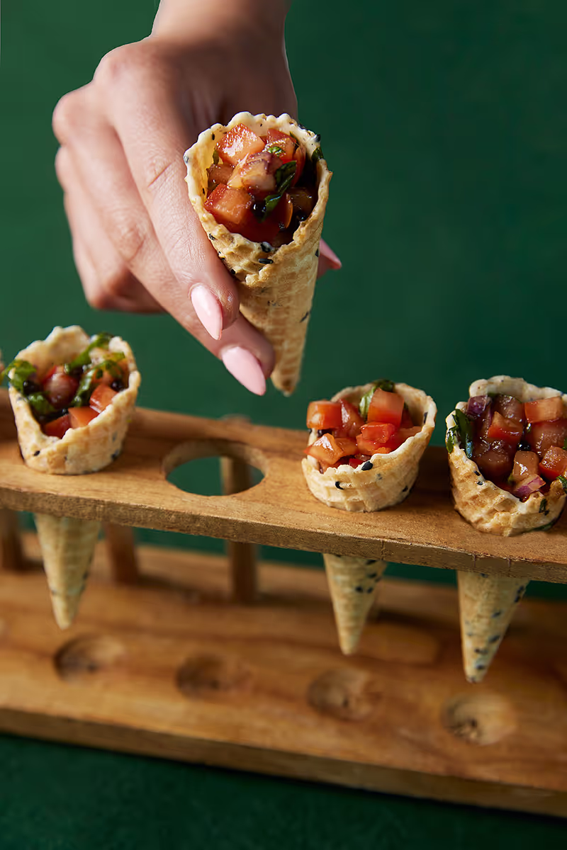 Doğum günü partisi için finger food ve kanepe ikramları