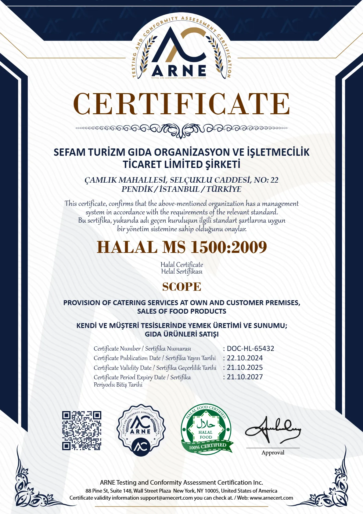 Helal Uygunluk — Helal Uygunluk Belgesi